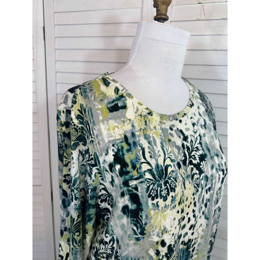 Touch of Cool™ Animal Print Layering Tee Size 3 (XL) Like New - Picture 5 of 15